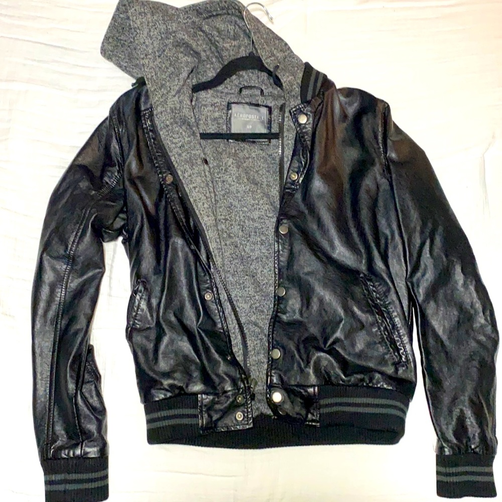 Black pleather jacket